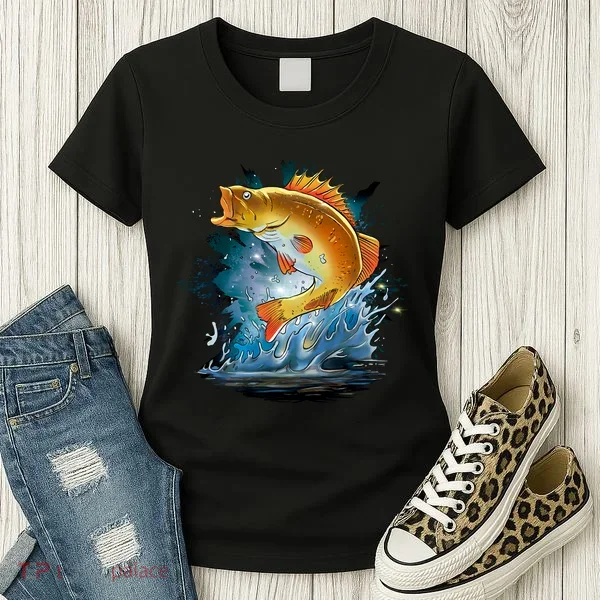 Golden Perch Fish Sea Women's T-Shirt