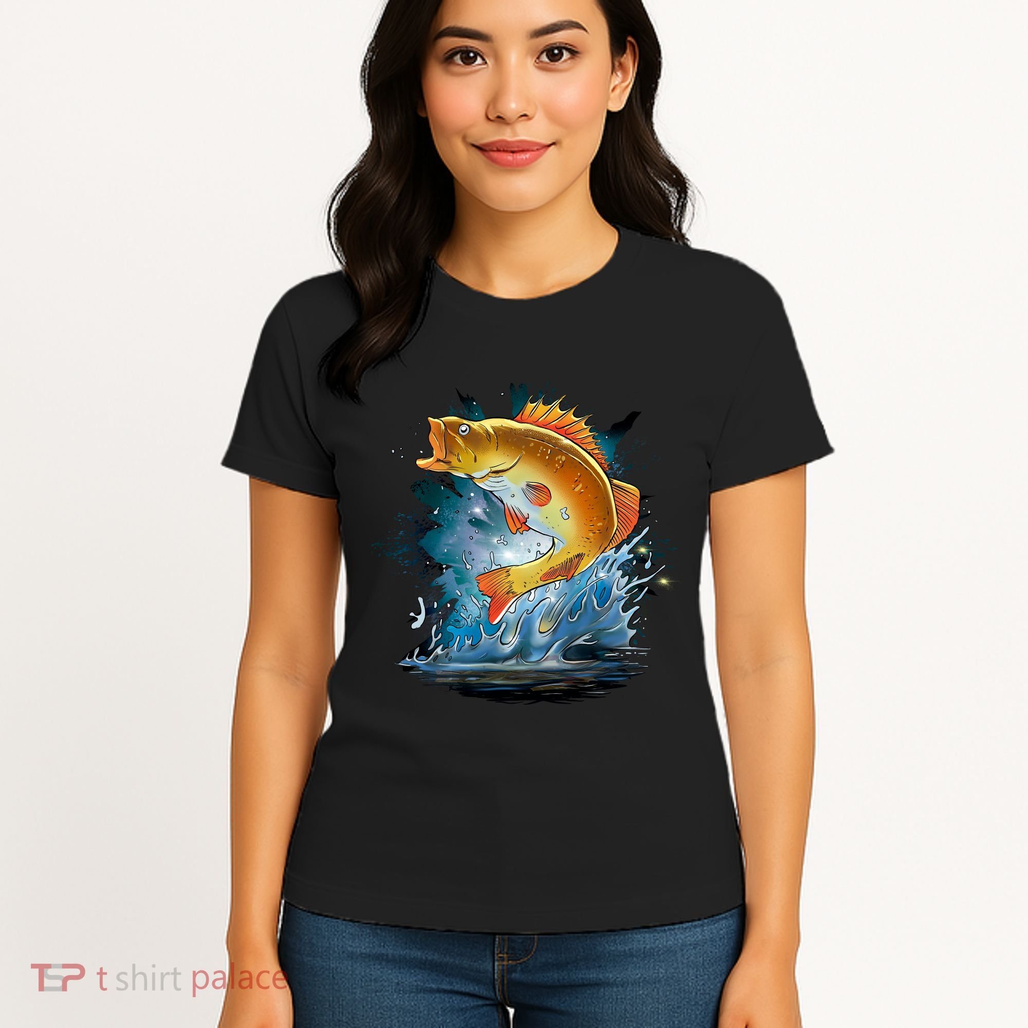 Golden Perch Fish Sea Women's T-Shirt