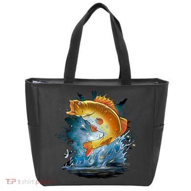 Golden Perch Fish Sea Tote Bag
