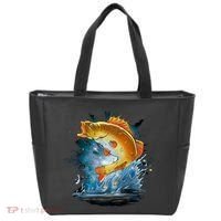 Golden Perch Fish Sea Tote Bag thumb 0