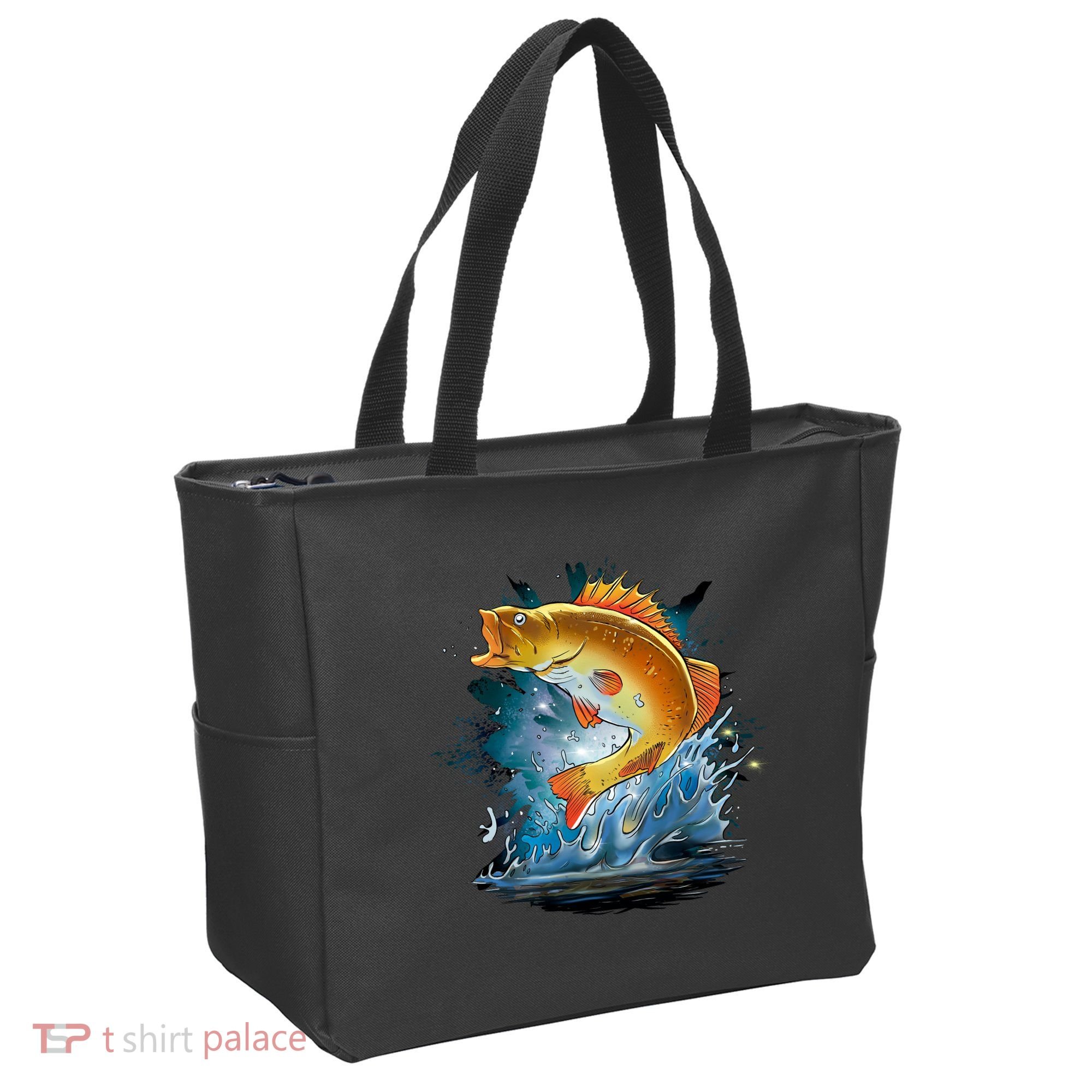 Golden Perch Fish Sea Tote Bag