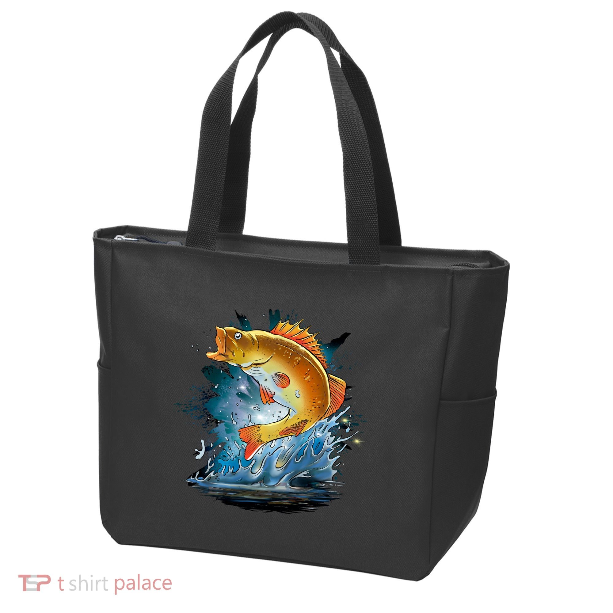 Golden Perch Fish Sea Tote Bag