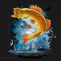 Golden Perch Fish Sea Tote Bag thumb 4