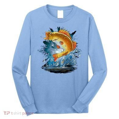 Golden Perch Fish Sea Long Sleeve Shirt