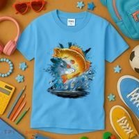 Golden Perch Fish Sea Kids T-Shirt thumb 3