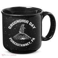 Groundhog Punxsutawney Funny Groundhog Day Shadow Gift 15oz Campfire Ceramic Mug thumb 0
