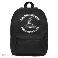 Groundhog Punxsutawney Funny Groundhog Day Shadow Gift 16 in Basic Backpack thumb 0