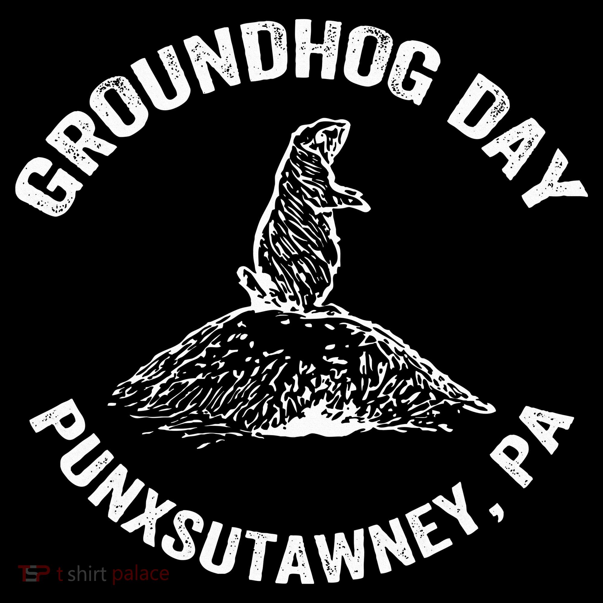 Groundhog Punxsutawney Funny Groundhog Day Shadow Gift Tall Long Sleeve Shirt