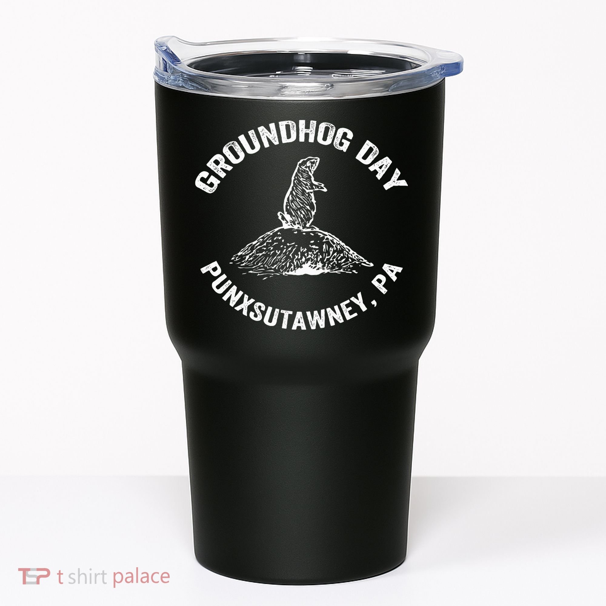 Groundhog Punxsutawney Funny Groundhog Day Shadow Gift Tumbler