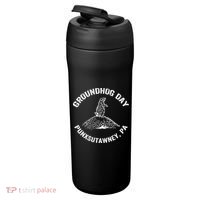 Groundhog Punxsutawney Funny Groundhog Day Shadow Gift 24oz Duet Stainless Steel Tumbler thumb 3