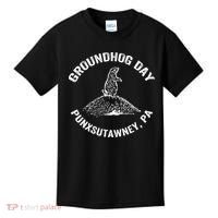 Groundhog Punxsutawney Funny Groundhog Day Shadow Gift Kids T-Shirt thumb 0