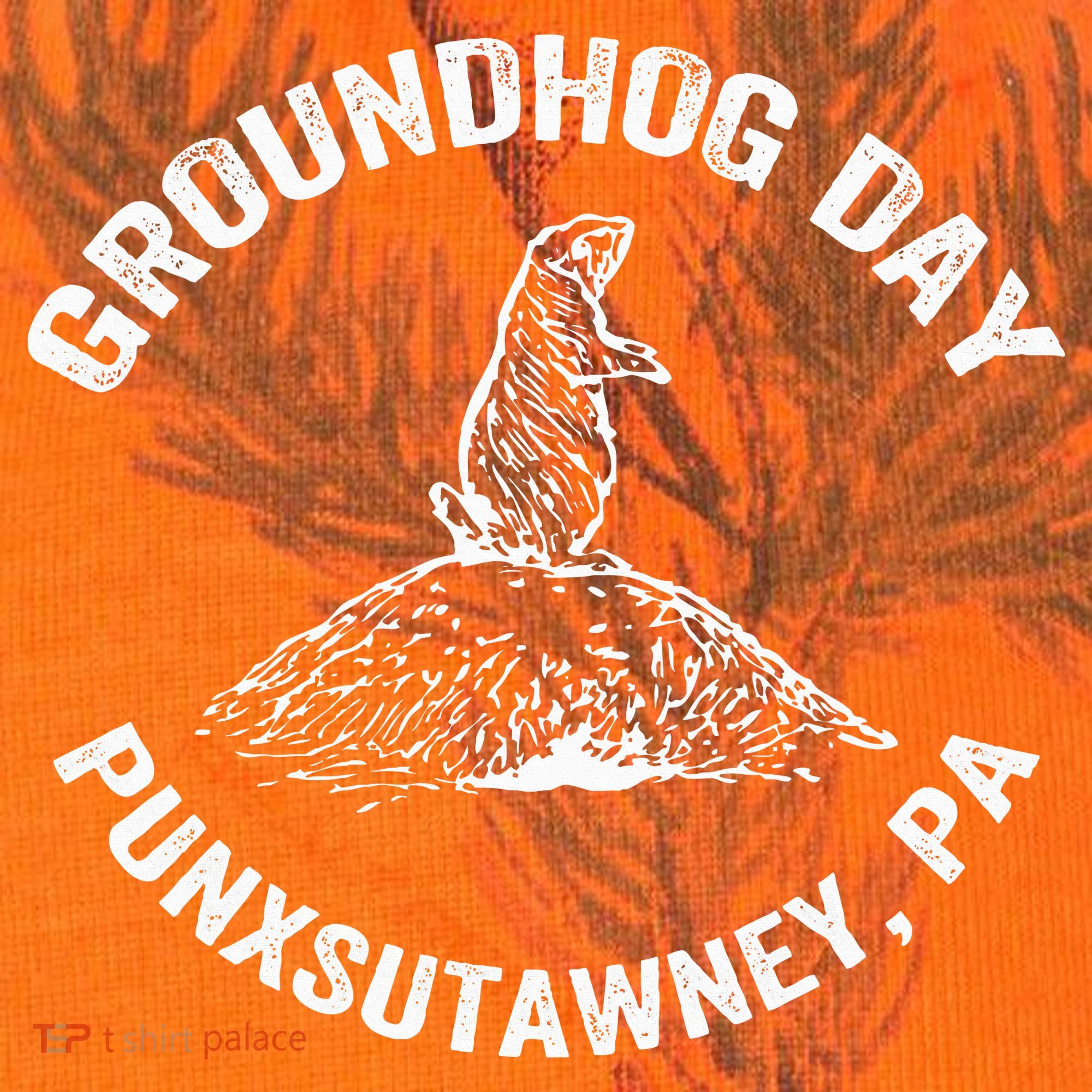 Groundhog Punxsutawney Funny Groundhog Day Shadow Gift Kati Licensed 12" Camo Cuffed Beanie