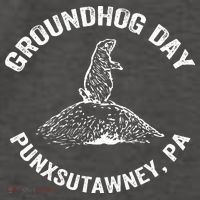Groundhog Punxsutawney Funny Groundhog Day Shadow Gift Vector Backpack thumb 2