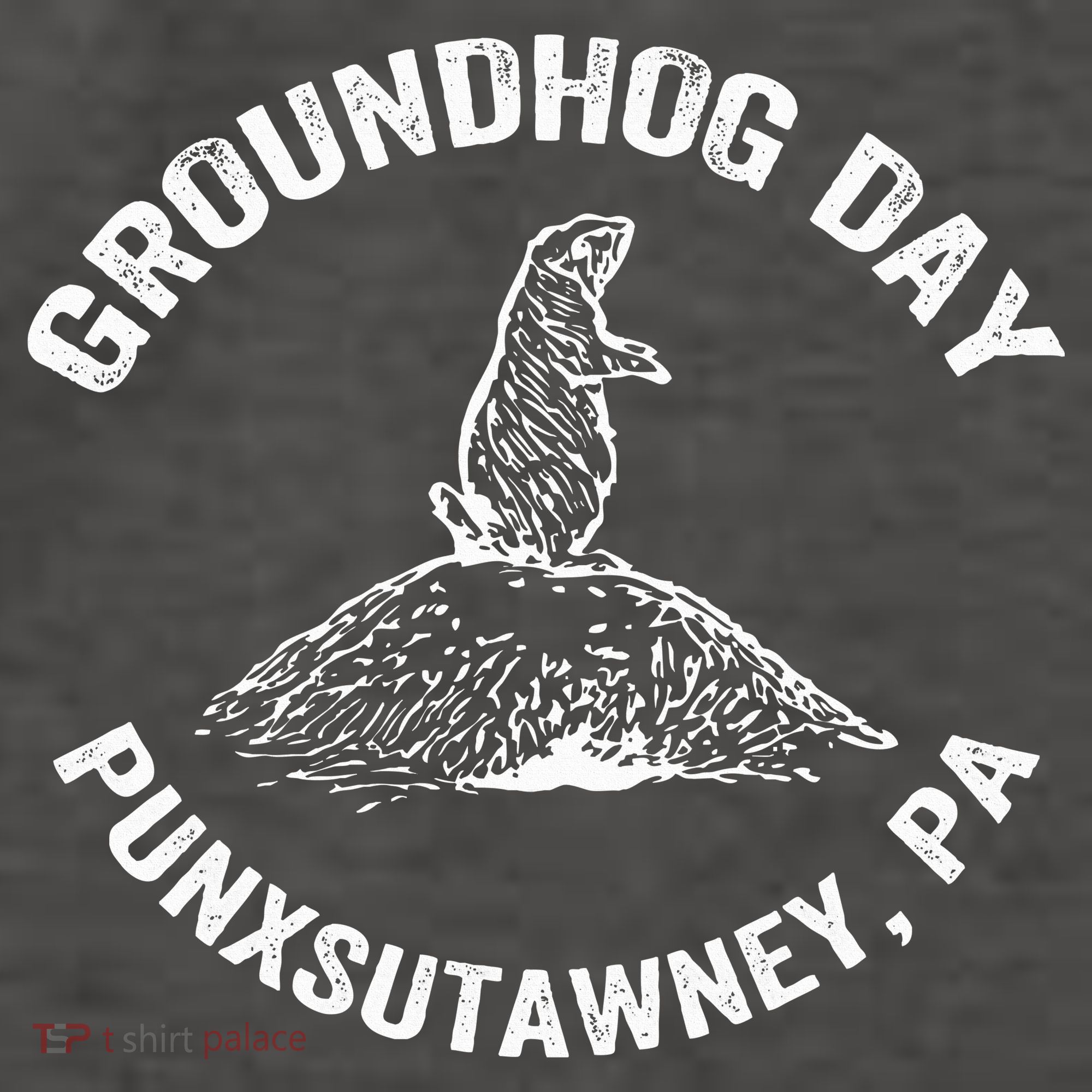 Groundhog Punxsutawney Funny Groundhog Day Shadow Gift Vector Backpack
