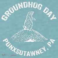Groundhog Punxsutawney Funny Groundhog Day Shadow Gift Sueded Cloud Jersey T-Shirt thumb 2