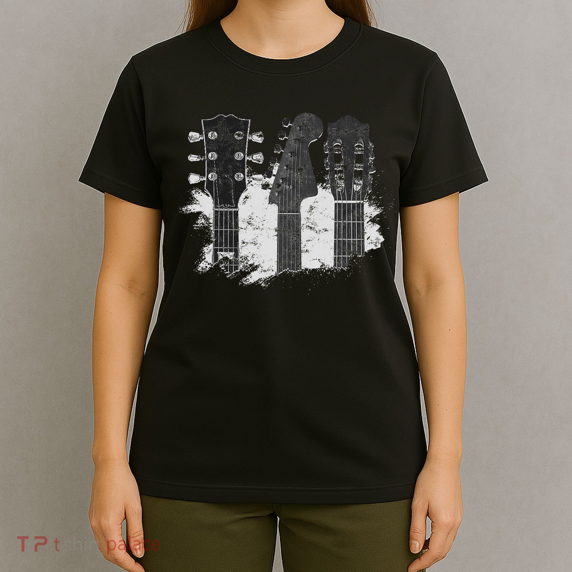 Guitar Player Gifts Rock N Roll Musician Festival Music T-Shirt