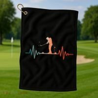 Golf Player Golfing Golfer Gift Golf Towel thumb 1