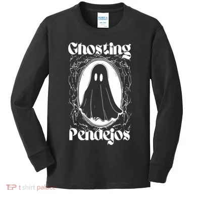 Ghosting Pendejos Kids Long Sleeve Shirt