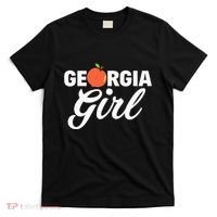 Georgia Peach Girl Funny Vintage T-Shirt thumb 0