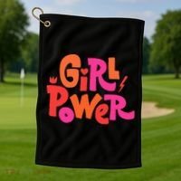 Girl Power Grl Pwr Golf Towel thumb 1