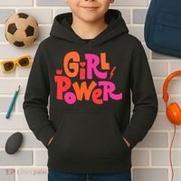 Girl Power Grl Pwr Kids Hoodie thumb 2