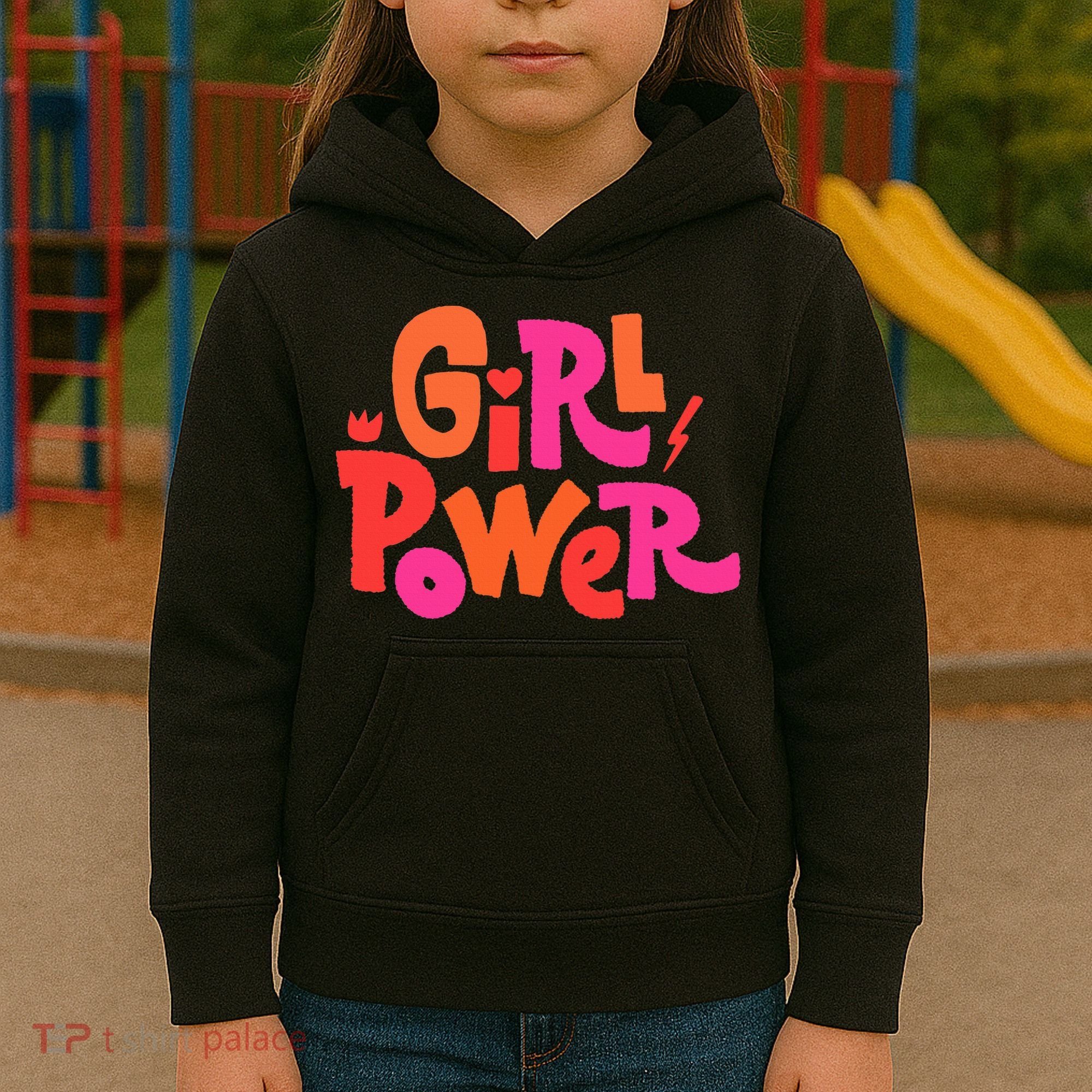 Girl Power Grl Pwr Kids Hoodie