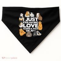 Guinea Pig Guinea Pig Lover Tee Funny Guinea Pig USA-Made Doggie Bandana thumb 0