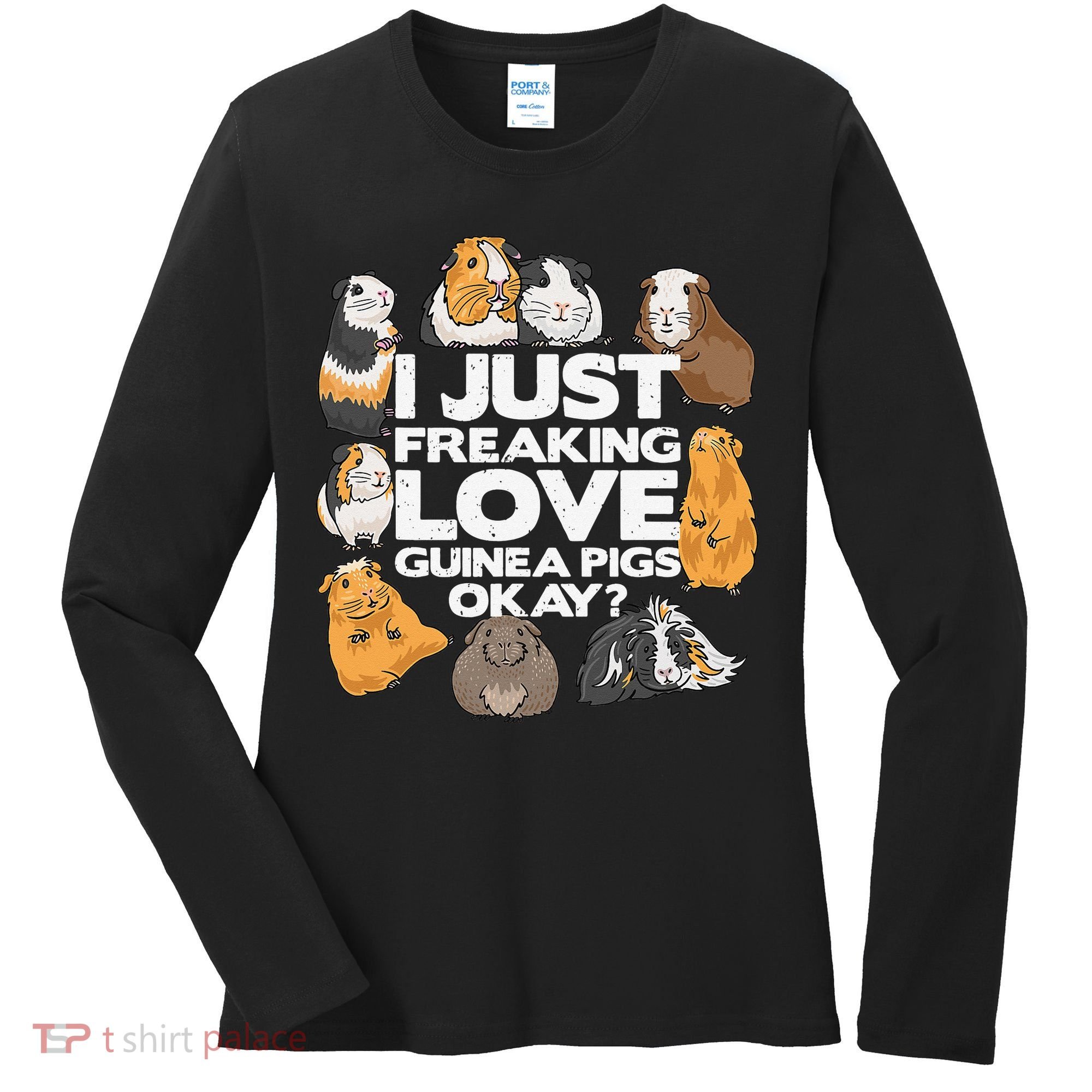 Guinea Pig Guinea Pig Lover Tee Funny Guinea Pig Women's Long Sleeve Shirt
