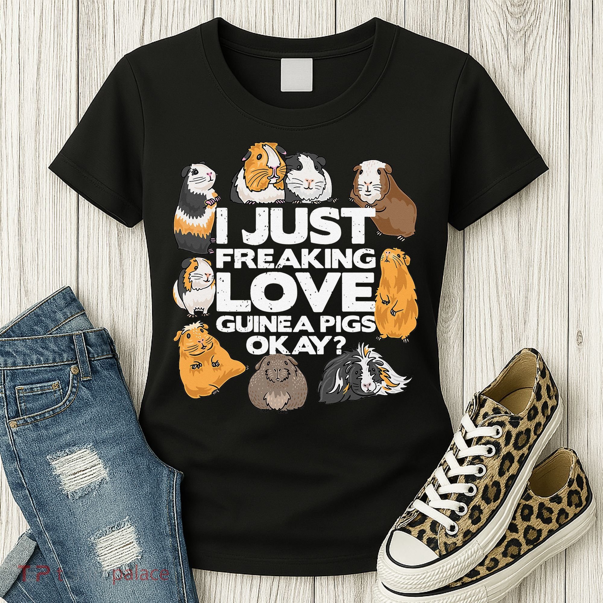 Guinea Pig Guinea Pig Lover Tee Funny Guinea Pig Women's T-Shirt