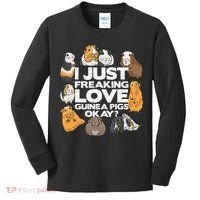 Guinea Pig Guinea Pig Lover Tee Funny Guinea Pig Kids Long Sleeve Shirt thumb 0