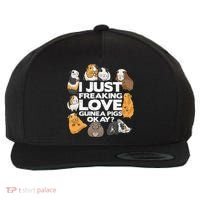 Guinea Pig Guinea Pig Lover Tee Funny Guinea Pig Wool Snapback Cap thumb 0