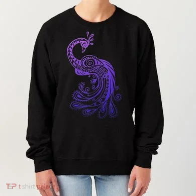 Galaxy Peacock Women's Sweatshirt
