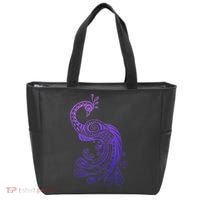 Galaxy Peacock Tote Bag thumb 0