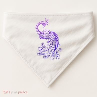 Galaxy Peacock USA-Made Doggie Bandana