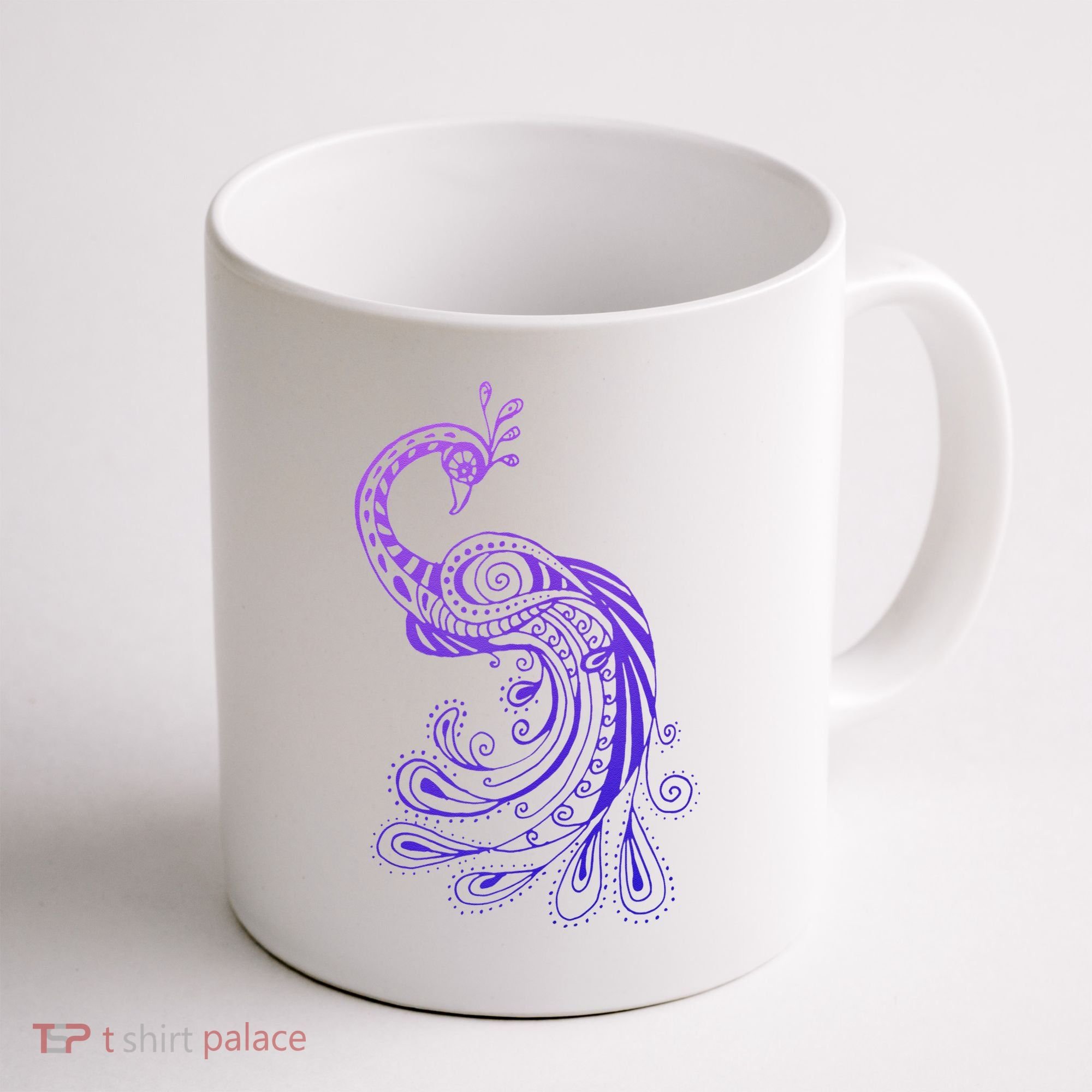 Galaxy Peacock Coffee Mug