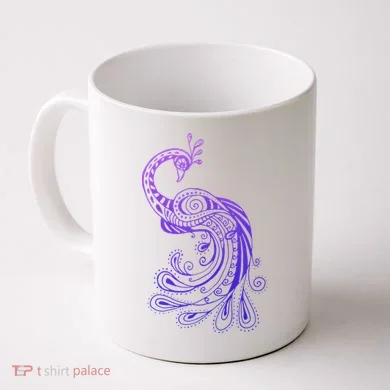 Galaxy Peacock Coffee Mug