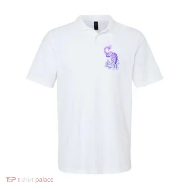 Galaxy Peacock Polo