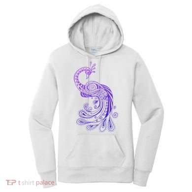 Galaxy Peacock Women's Hoodie