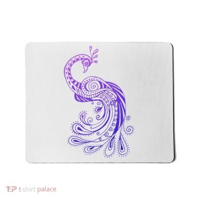 Galaxy Peacock Mousepad