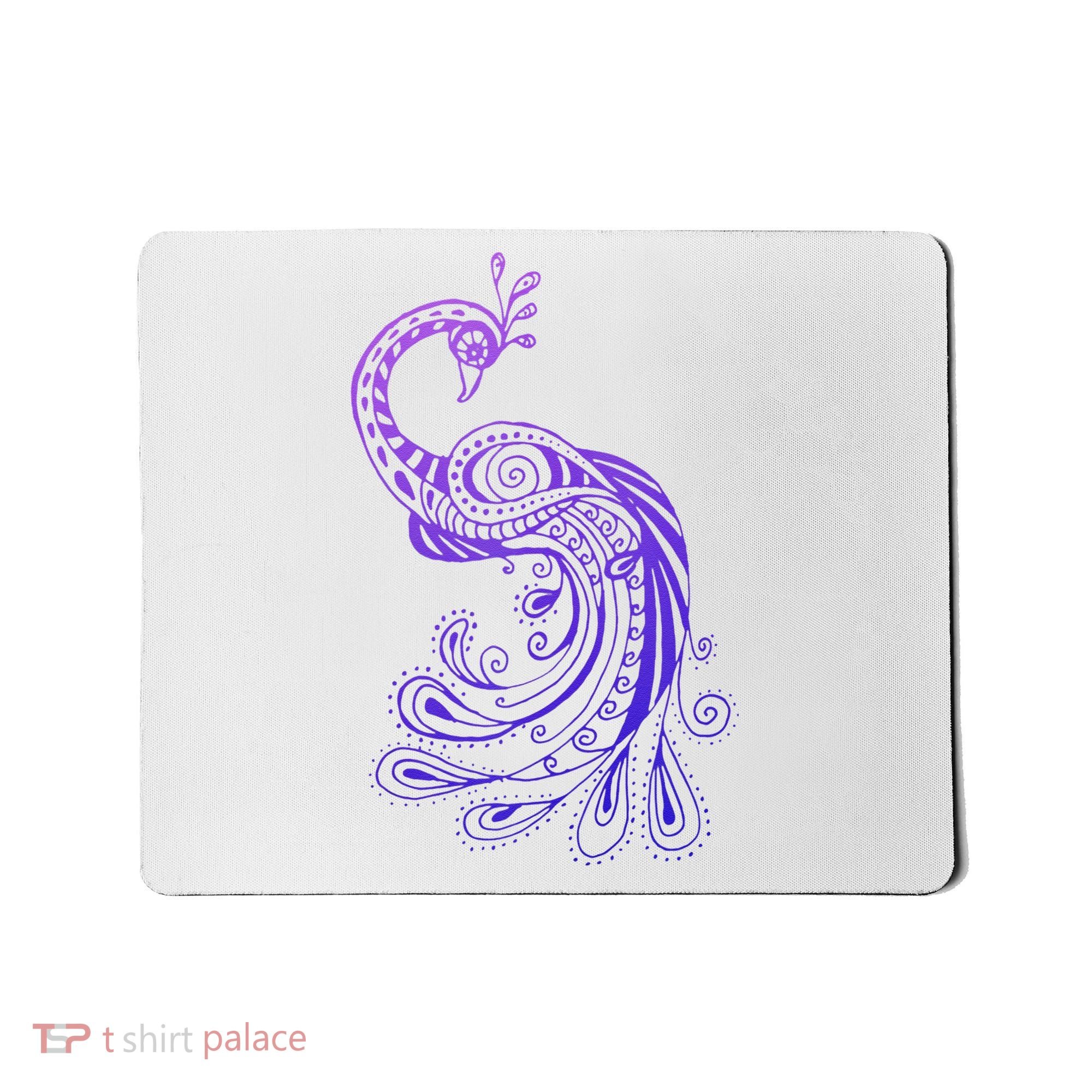 Galaxy Peacock Mousepad