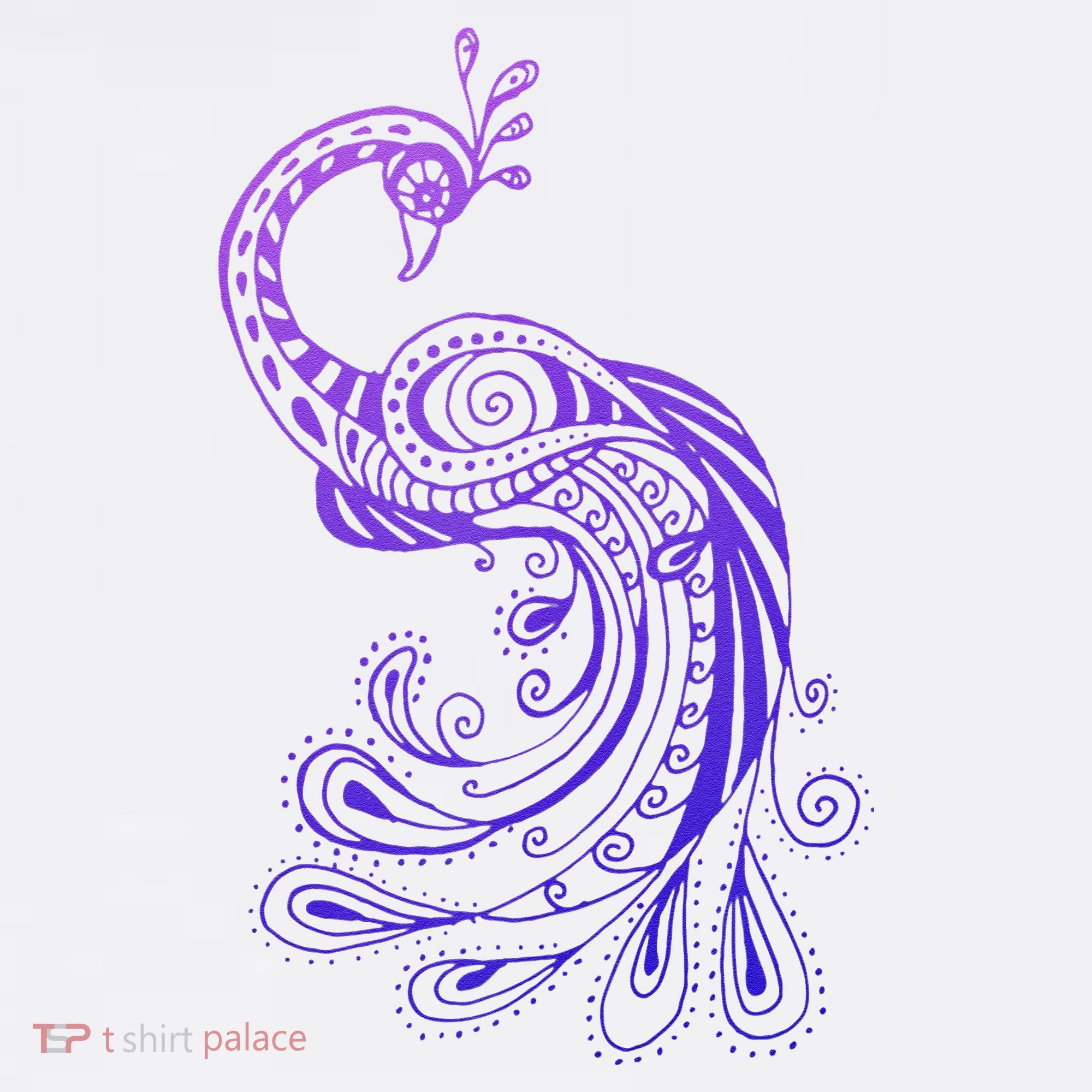 Galaxy Peacock Mousepad