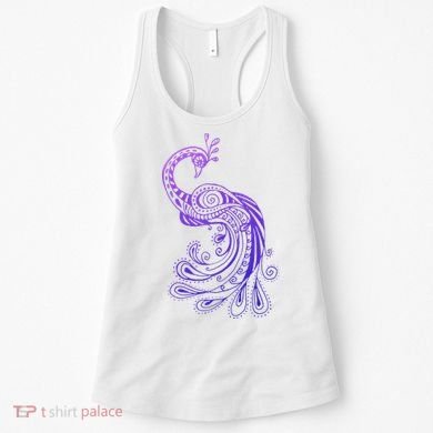 Galaxy Peacock Women's Tank Top