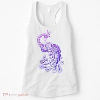Galaxy Peacock Women's Tank Top thumb 0