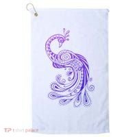 Galaxy Peacock Golf Towel thumb 0