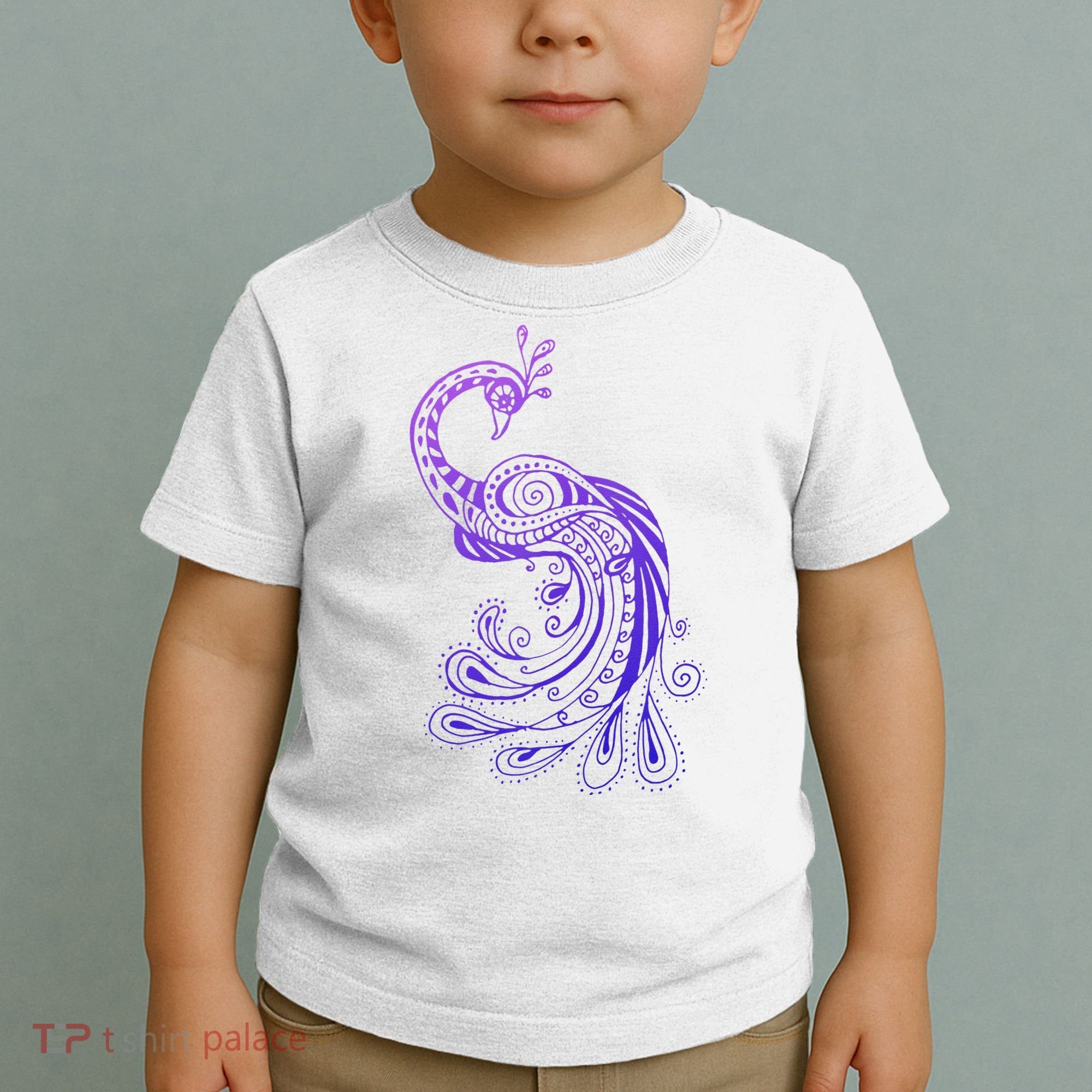 Galaxy Peacock Toddler T-Shirt