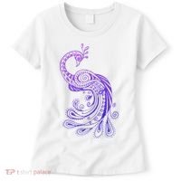 Galaxy Peacock Women's T-Shirt thumb 0