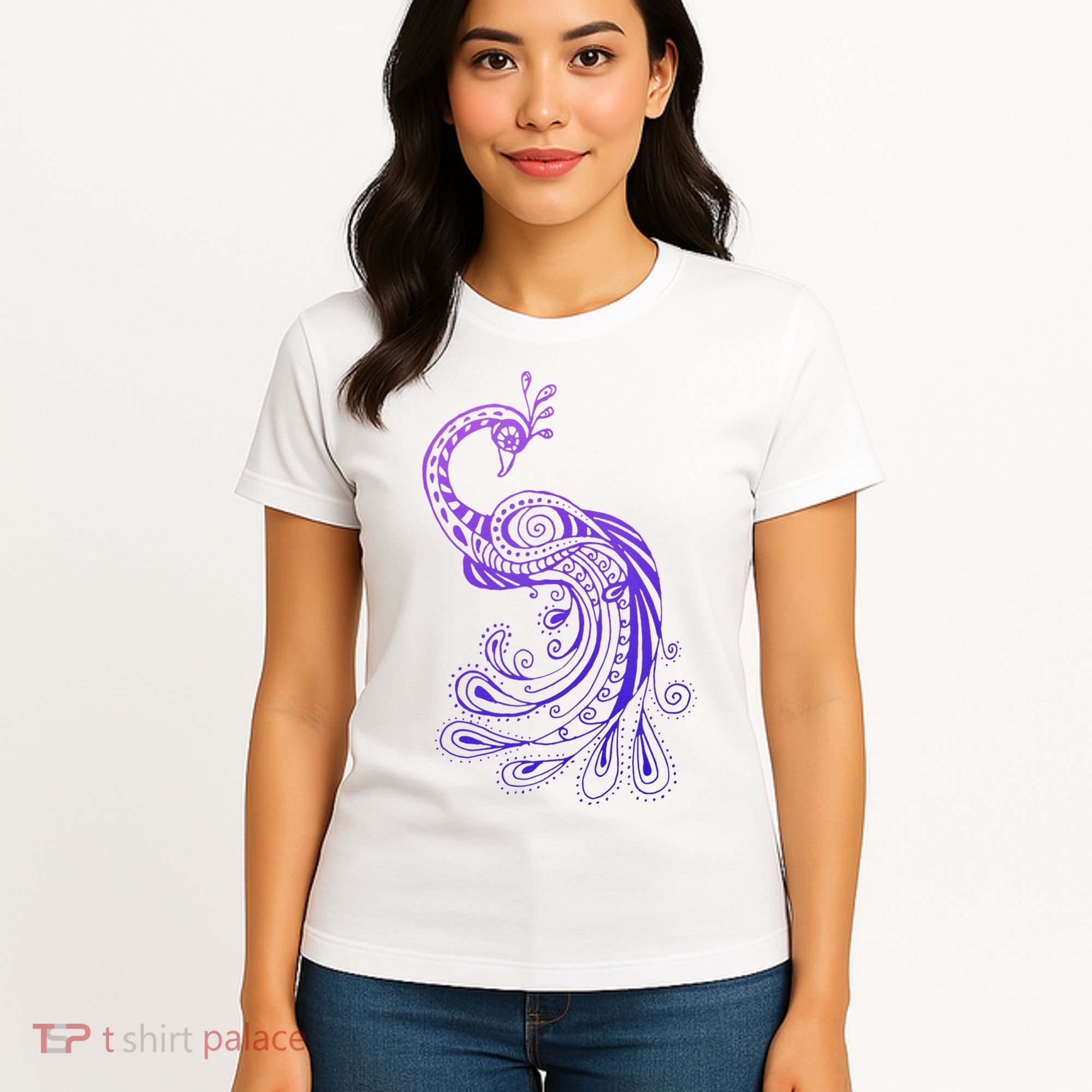 Galaxy Peacock Women's T-Shirt