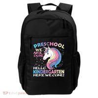 Goodbye Preschool Graduation Hello Kindergarten Prek Unicorn Backpack thumb 0