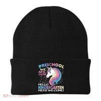 Goodbye Preschool Graduation Hello Kindergarten Prek Unicorn Beanie thumb 0