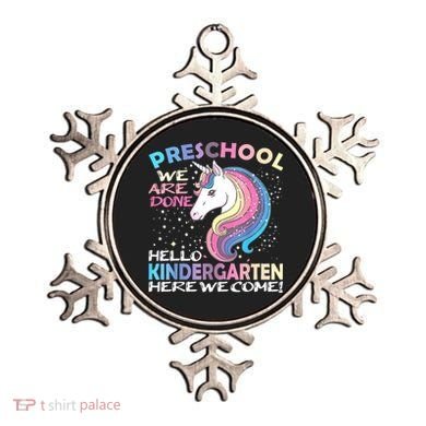 Goodbye Preschool Graduation Hello Kindergarten Prek Unicorn Ornament